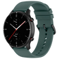Correa de silicona Universal 22mm Verde Oscuro para Smartwatch Xiaomi/Amazfit/Samsung/Huawei/Realme/Ticwatch
