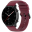 Correa de silicona Universal 22mm Vino para Smartwatch Xiaomi/Amazfit/Samsung/Huawei/Realme/Ticwatch