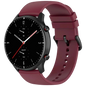 Correa de silicona Universal 22mm Vino para Smartwatch Xiaomi/Amazfit/Samsung/Huawei/Realme/Ticwatch