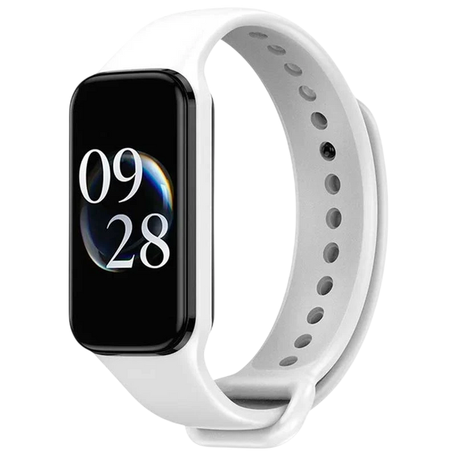 Correa Xiaomi Mi Smart Band 8 Active / Redmi Smart Band 2 Silicona Blanco Hover Image