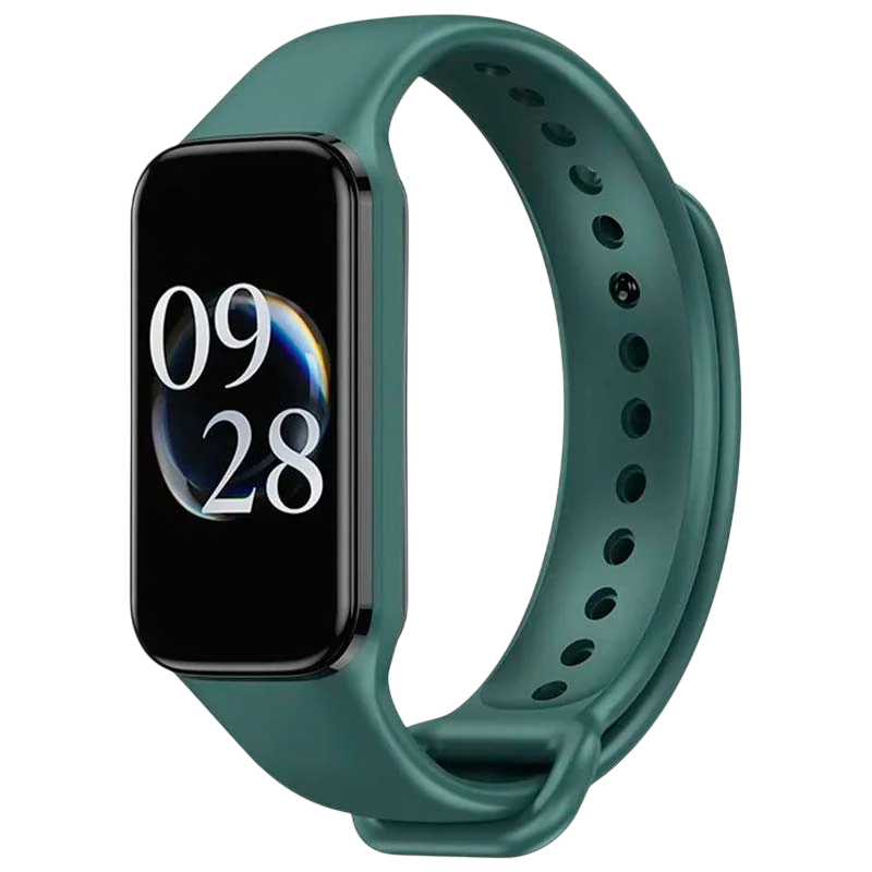 Correa Xiaomi Smart Band 8 Active / Redmi Smart Band 2 Silicona Verde Oscuro