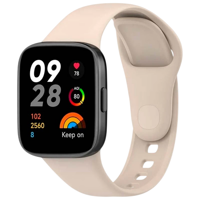Correa de silicona Xiaomi Redmi Watch 3 Marfil Hover Image
