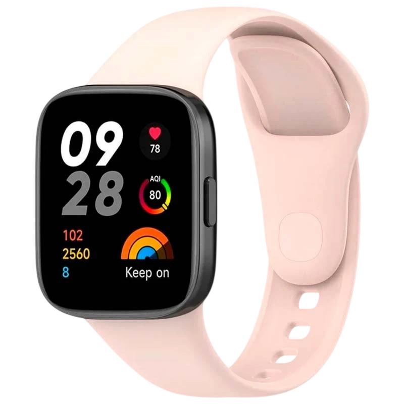 Correa de silicona Xiaomi Redmi Watch 3 Rosa