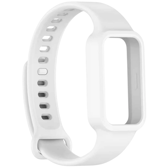 Correa de silicona Xiaomi Mi Smart Band 9 Active / Redmi Smart Band 3 Blanco Hover Image