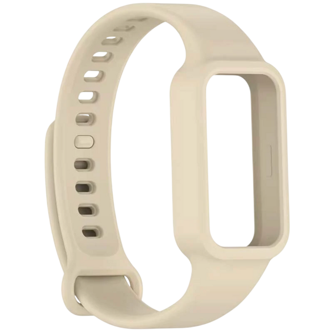 Correa de silicona Xiaomi Mi Smart Band 9 Active / Redmi Smart Band 3 Marfil Hover Image