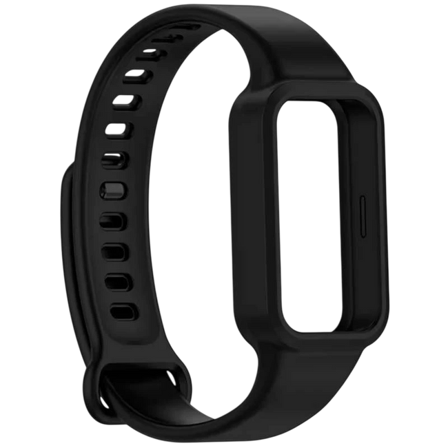 Correa de silicona Xiaomi Mi Smart Band 9 Active / Redmi Smart Band 3 Negro Hover Image