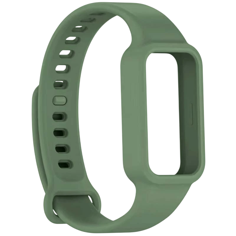 Correa de silicona Xiaomi Mi Smart Band 9 Active / Redmi Smart Band 3 Verde Oscuro