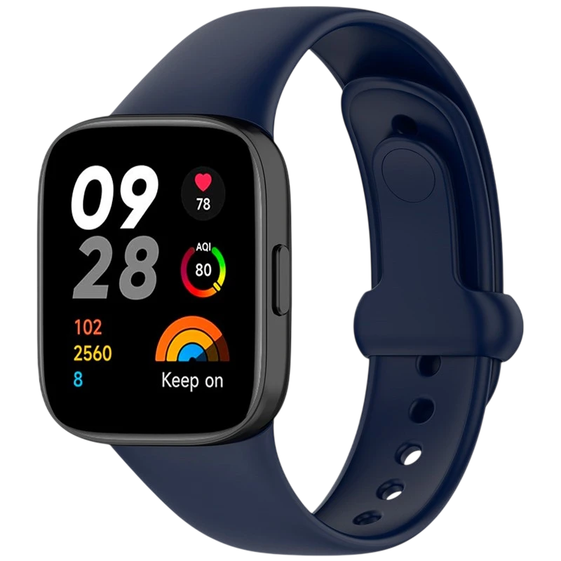 Correa de silicona Xiaomi Redmi Watch 3 Sports Azul Oscuro
