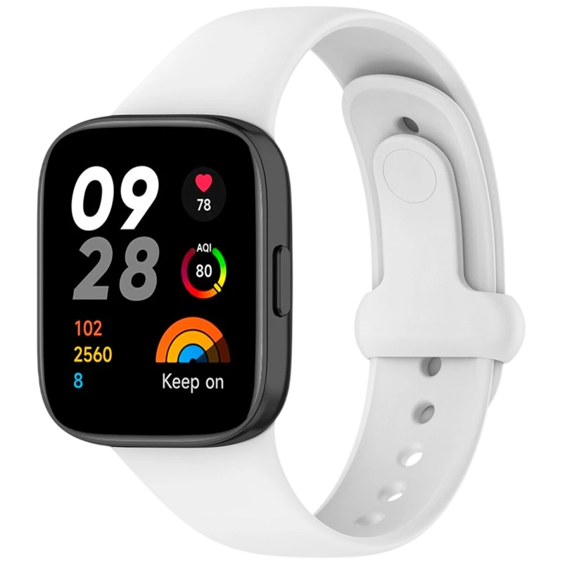 Correa de silicona Xiaomi Redmi Watch 3 Sports Blanco