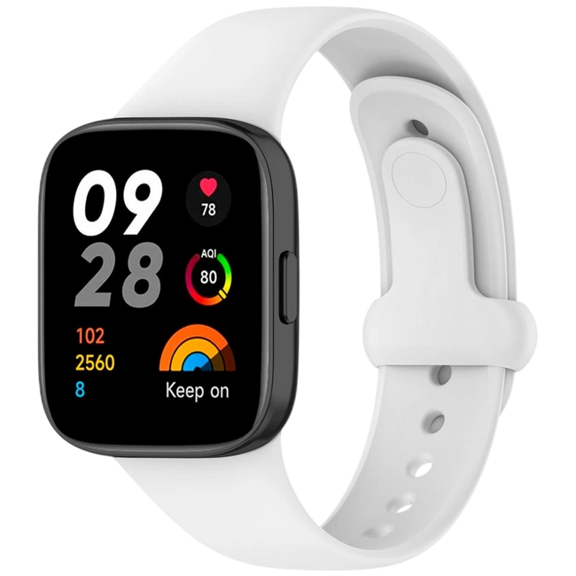Correa de silicona Xiaomi Redmi Watch 3 Sports Blanco Hover Image
