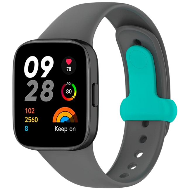 Correa de silicona Xiaomi Redmi Watch 3 Sports Gris Hover Image