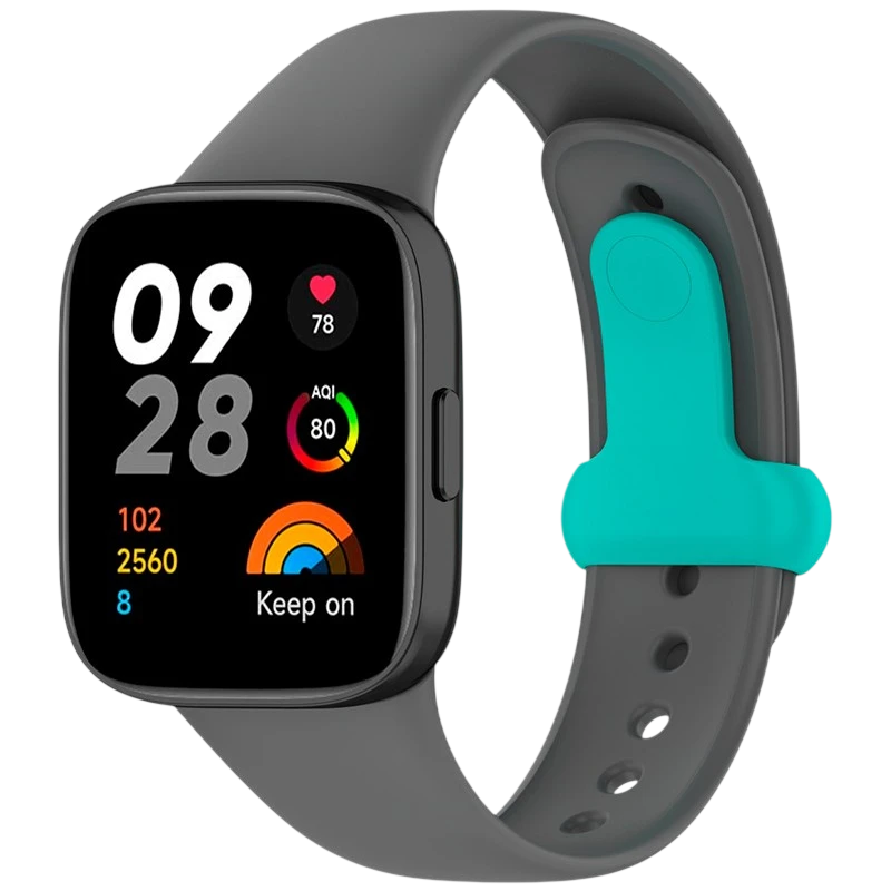 Correa de silicona Xiaomi Redmi Watch 3 Sports Gris