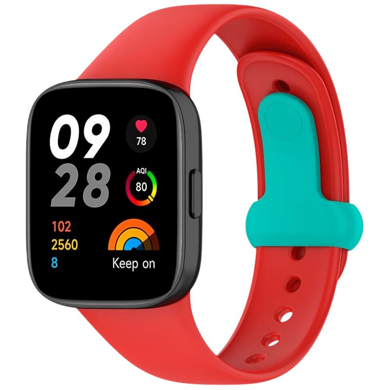Correa de silicona Xiaomi Redmi Watch 3 Sports Rojo