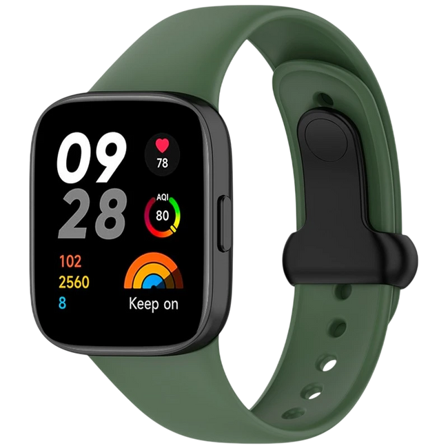 Correa de silicona Xiaomi Redmi Watch 3 Sports Verde Hover Image