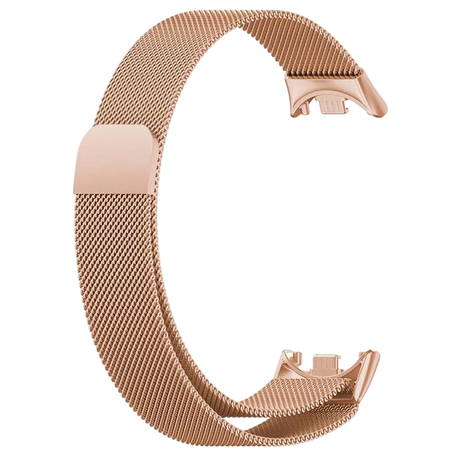 Correa Milanesa Magnética Xiaomi Mi Smart Band 9 / Mi Smart Band 8 Dorado Hover Image