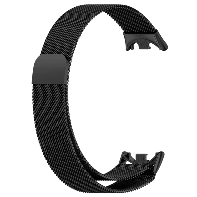 Correa Milanesa Magnética Xiaomi Mi Smart Band 9 / Mi Smart Band 8 Negro Hover Image