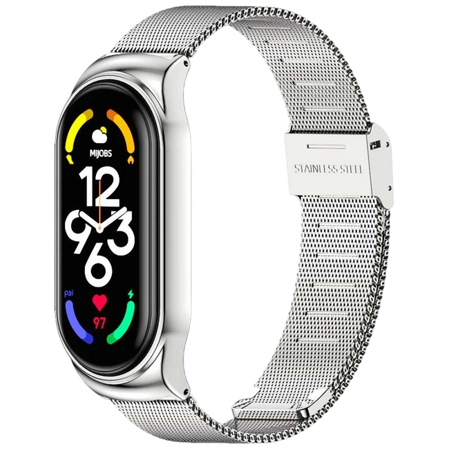 Correa Xiaomi Smart Band 7 Milanesa Clip Plata Hover Image
