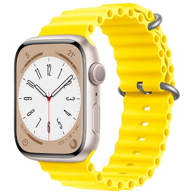 Correa Apple Watch 42/44/45/49mm Wave Amarillo Hover Image