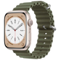 Correa Apple Watch 42/44/45/49mm Wave Verde Alpino