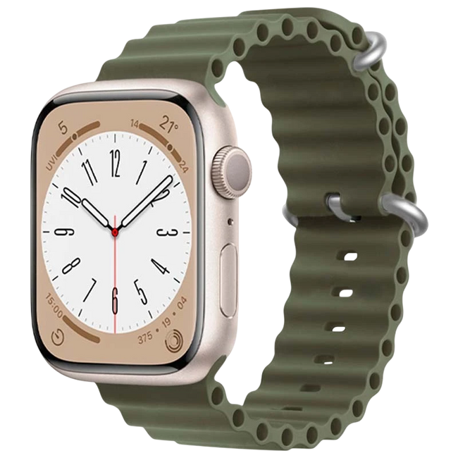 Correa Apple Watch 42/44/45/49mm Wave Verde Alpino Hover Image