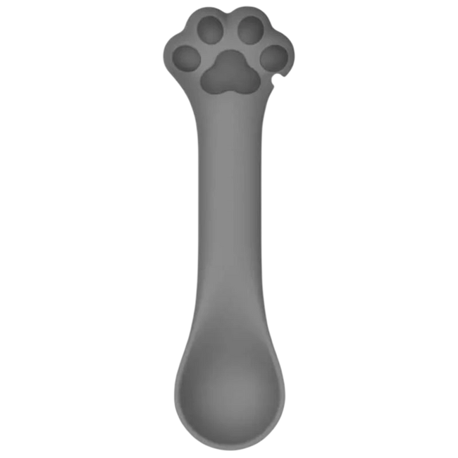 Cuchara abrelatas de silicona Lovely Paw Gris Hover Image