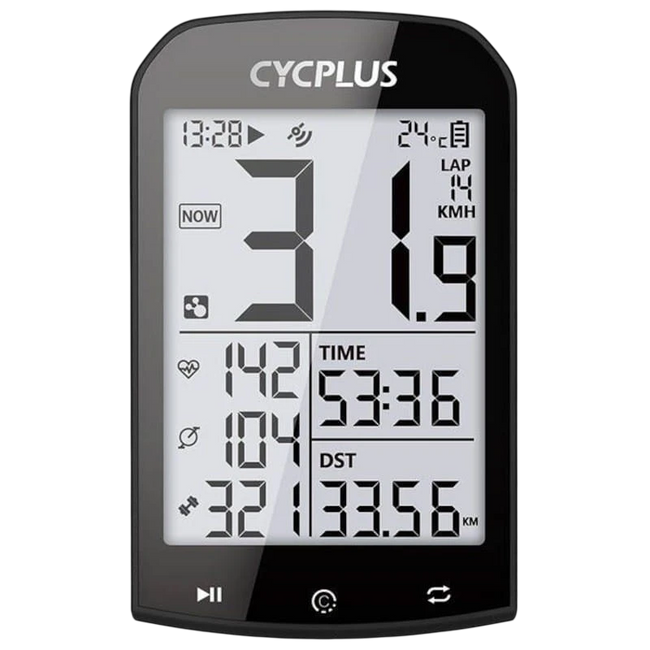 Cycplus M1 GPS BLE/ANT+ Negro Hover Image