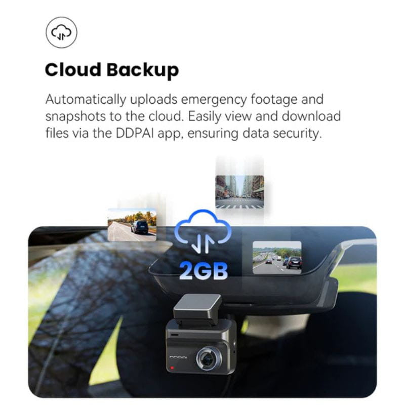 DDPAI Z50 Pro 4K GPS Dual Dash Cam - Cámara para Coche