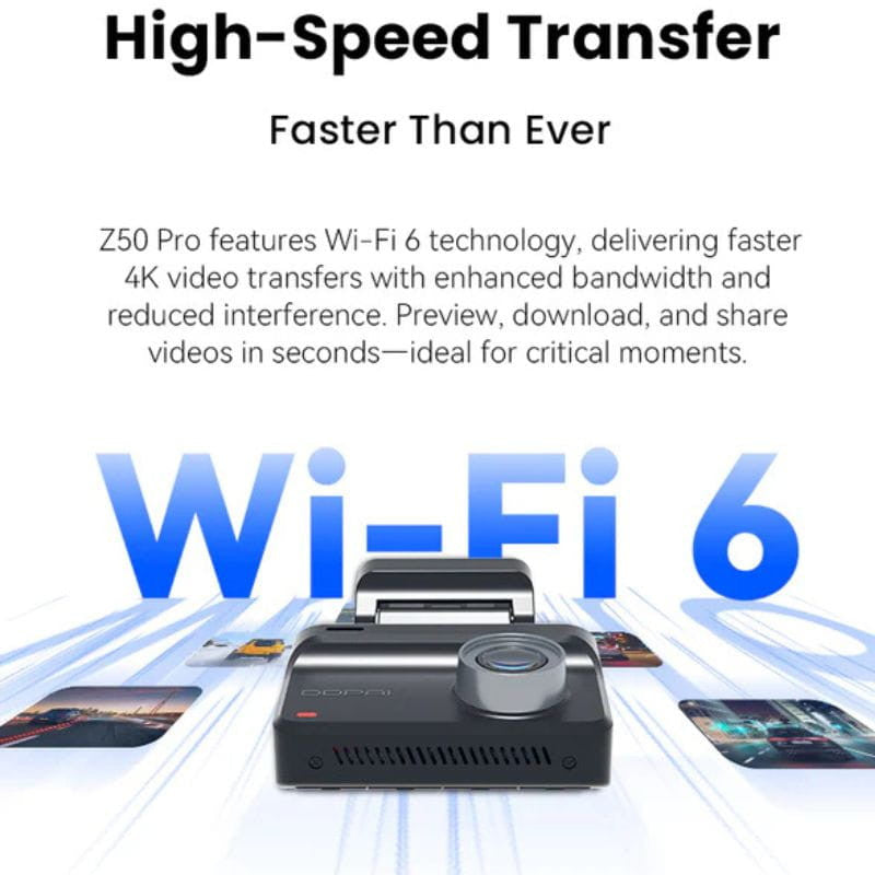 DDPAI Z50 Pro 4K GPS Dual Dash Cam - Cámara para Coche