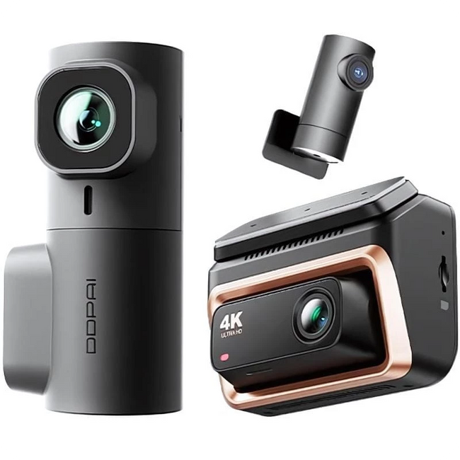 DDPAI Z60 Pro 4K Three Dash Cam - Cámara para Coche Hover Image