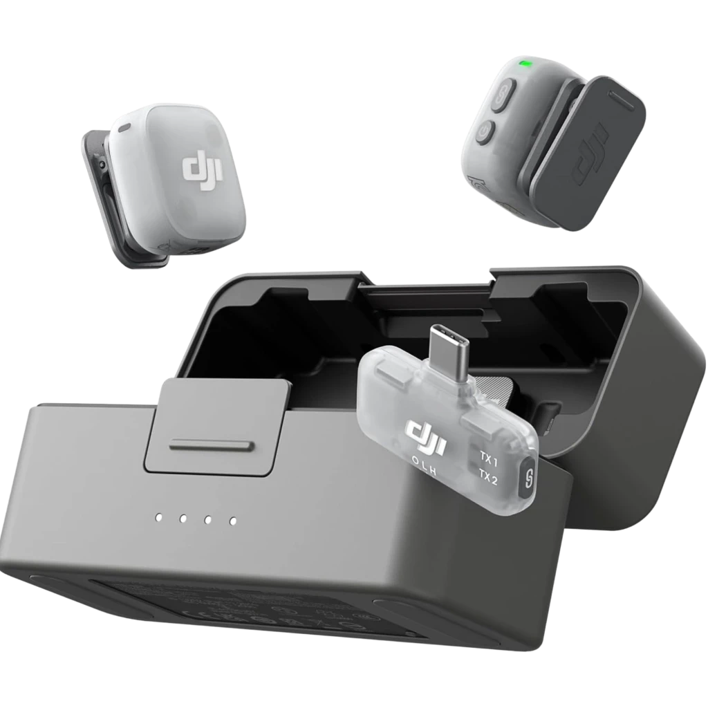 DJI Mic Mini 2 (2 TX + 1 Mobile RX + Estuche de carga)