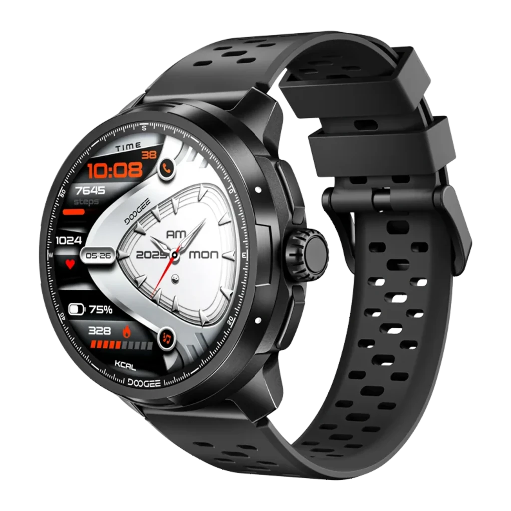 Doogee Anymoving M1 Negro 1,5 pulgadas AMOLED GPS doble banda 20 días +170 deportes 5ATM Smartwatch