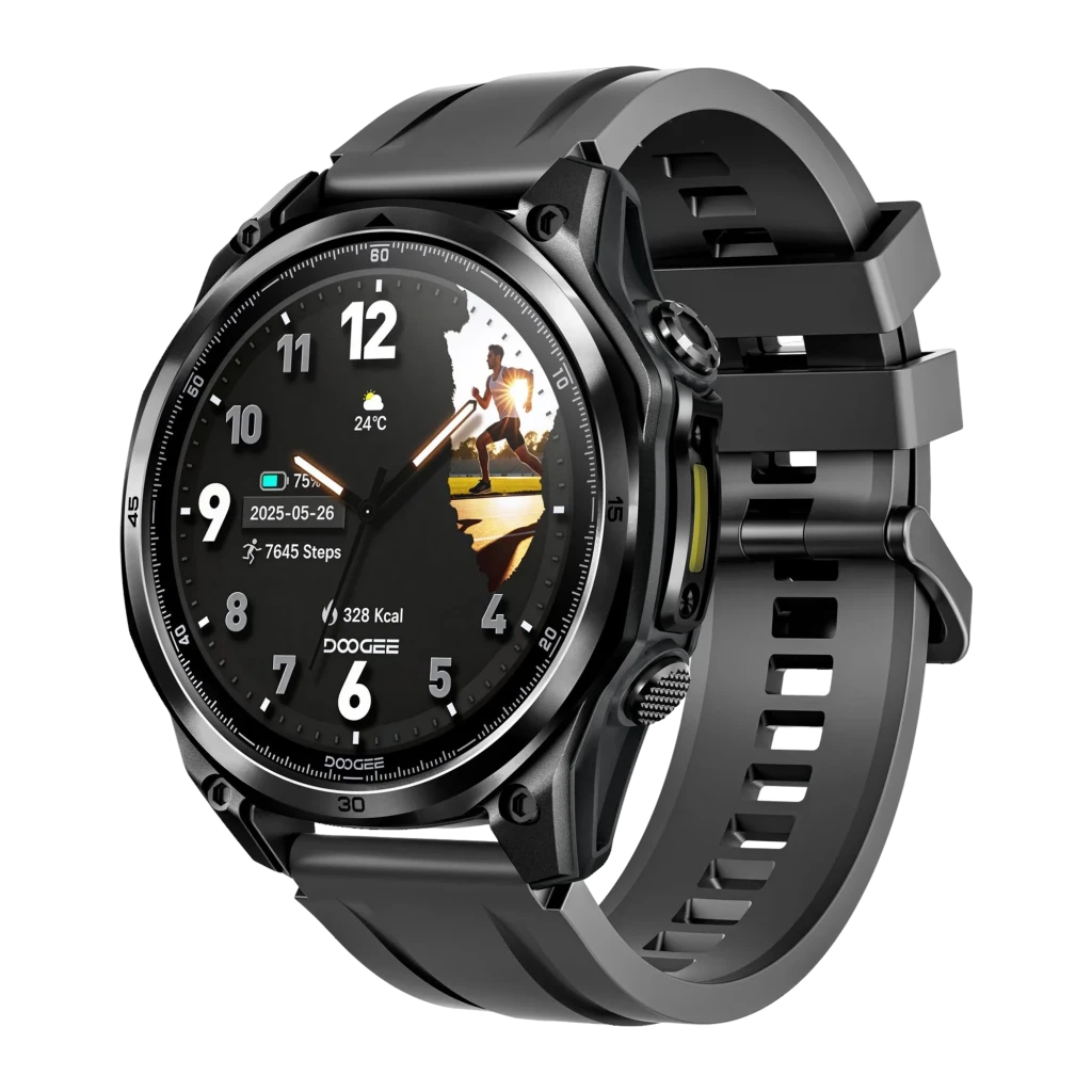 Doogee Anywise W1 Lite Negro 1,43 pulgadas AMOLED Llamadas Bluetooth 12 días +170 deportes 3ATM Smartwatch