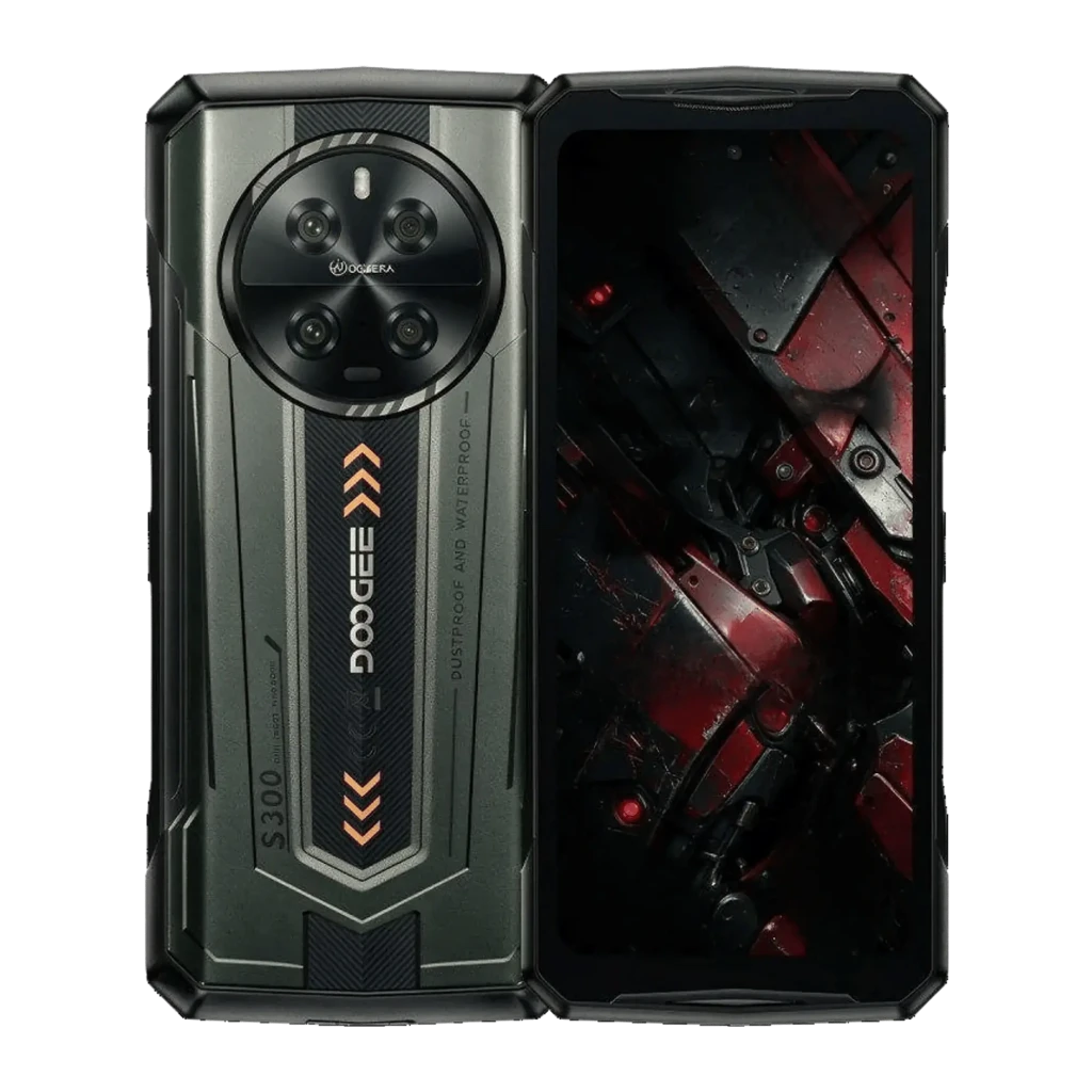 Doogee S300 5G 12GB/512GB Gris MIL-STD-810H 9000mAh 20MP Visión Nocturna Infrarroja IP68