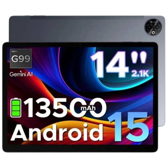 Doogee E3 Max 14 8GB/256GB WiFi+4G Gris Hover Image