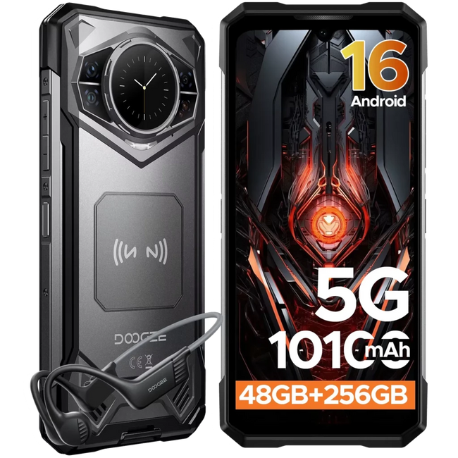 Doogee S200 VIP Version 5G 256 GB Negro IP68 10100 mAh 12 GB - Desprecintado Hover Image