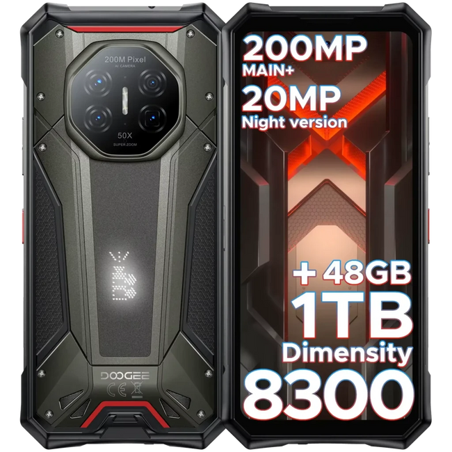 Doogee S300 Plus 12GB/1TB Gris Hover Image