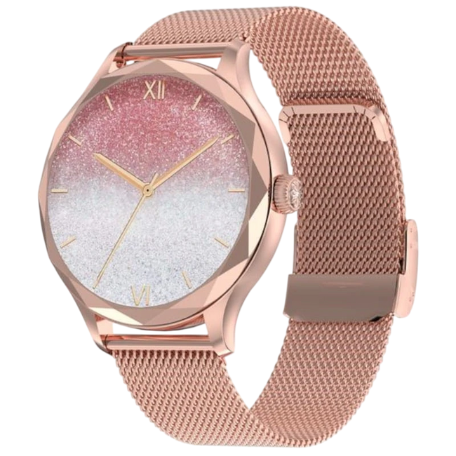 DT NO.1 DT Diamond Dorado con Correa Metálica - Reloj inteligente Hover Image