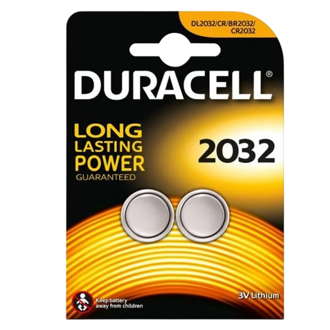 Duracell Pack x2 Pila de Botón 2032 3V Hover Image