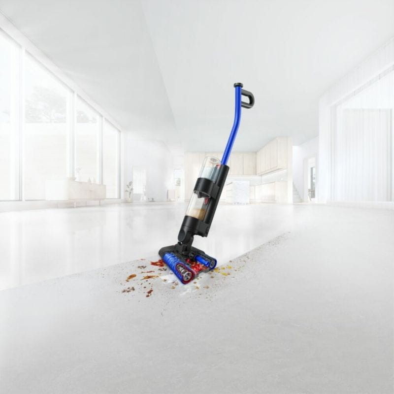 Dyson Wash G1 Negro/Azul - Aspiradora Escoba Friegasuelos