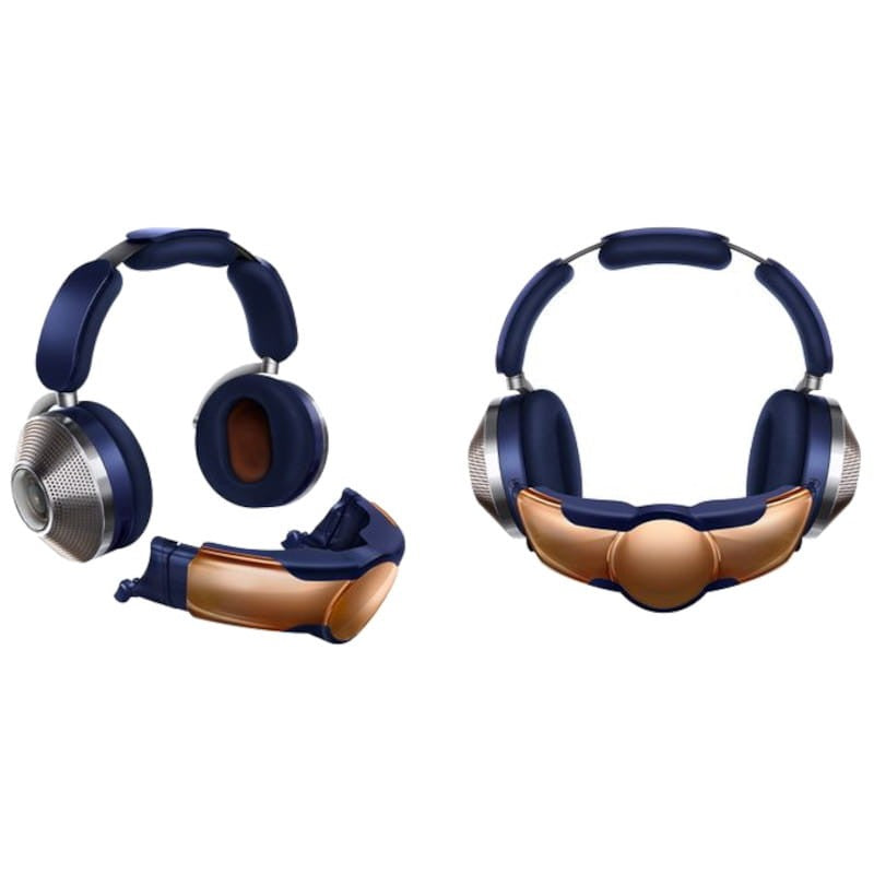 Dyson Zone Absolute+ ANC Visera Azul/Cobre - Auriculares Bluetooth