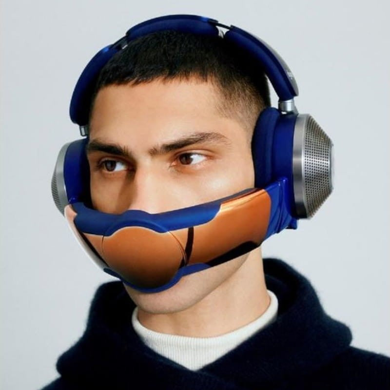 Dyson Zone Absolute+ ANC Visera Azul/Cobre - Auriculares Bluetooth