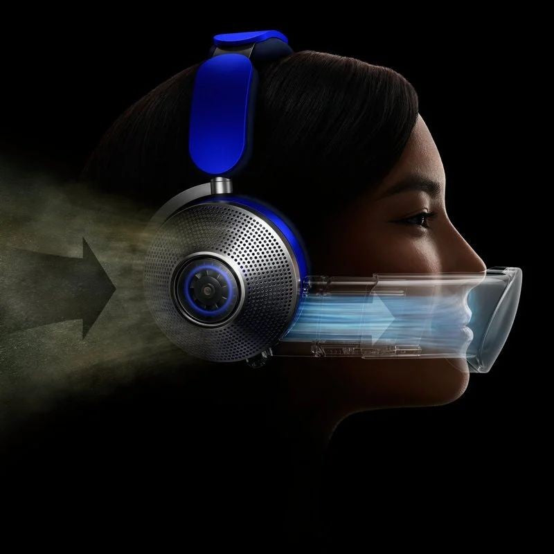 Dyson Zone Absolute ANC Visera Azul Ultra/Azul Marino - Auriculares Bluetooth