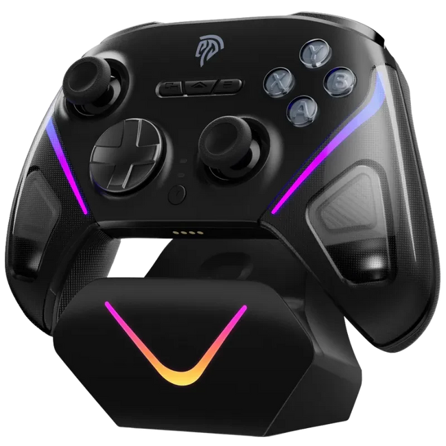 EasySMX D10 PC Multimode Gamepad with Charging Base Black Hover Image
