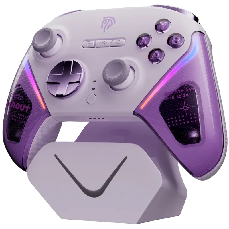 EasySMX D10 PC Multimode Gamepad with Charging Base Purple