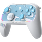 EasySMX S10 Switch Gamepad Blanco - Mando Inalámbrico para Nintendo Switch 2 con Vibración HD