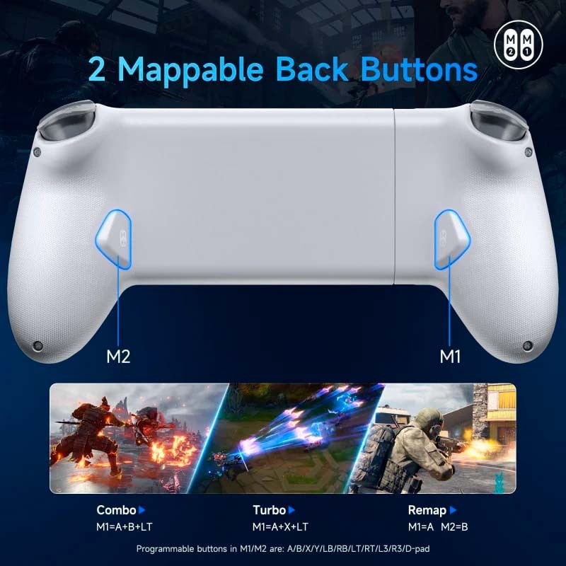 Mando EasySMX M15 Android/iOS (USB-C) - Gamepad para smartphones - Botones Mecánicos - Hall Joysticks - Vibración Ajustable - Plug and Play