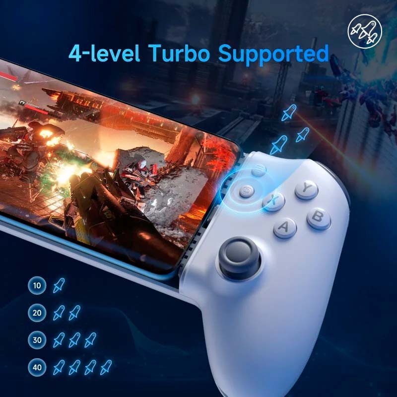 Mando EasySMX M15 Android/iOS (USB-C) - Gamepad para smartphones - Botones Mecánicos - Hall Joysticks - Vibración Ajustable - Plug and Play