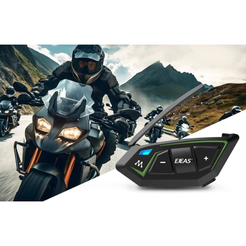 EJEAS MS8-SE Intercomunicador 6 conductores conversación simultánea - Intercomunicador para Moto