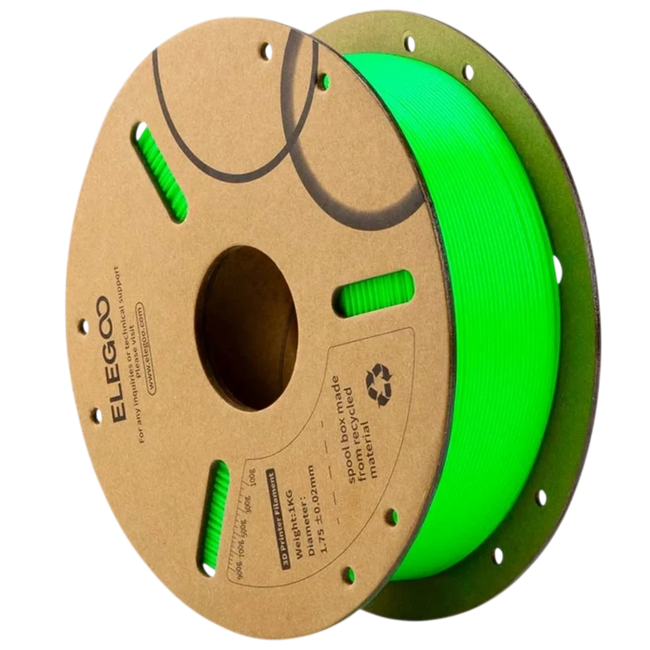 ELEGOO PLA Verde para Impresoras 3D FDM - Filamento 1.75mm Bobina de 1kg Hover Image
