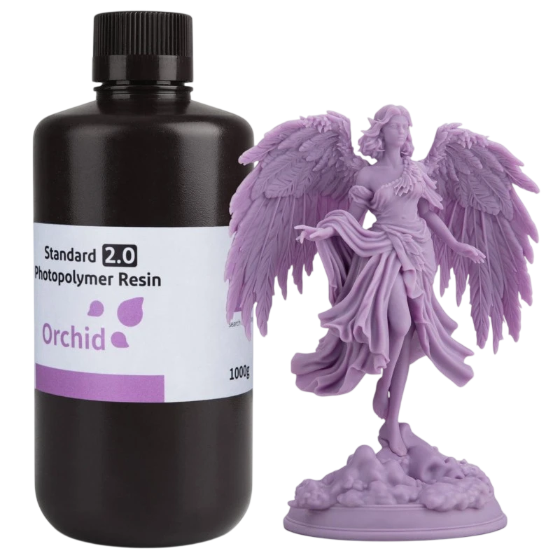 ELEGOO Resina Estándar v2.0 Color Orquídea Para Impresoras 3D de Resina LCD - 1KG